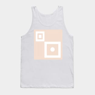 Minimal Geometric #white #home #decor #art #style #cool #pattern #redbubble #buyart Tank Top